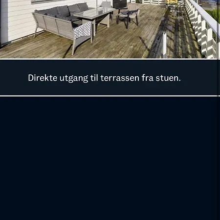 Flott, Trivelig Fritidsbolig Med Fantastisk Utsikt - Batplass - Solrik, Romslig Terrasse - Kjekke Aktivitetsmuligheter Feriehus